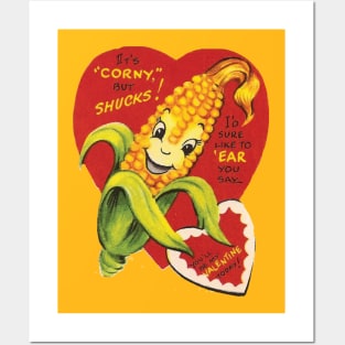 Corny Valentine Posters and Art